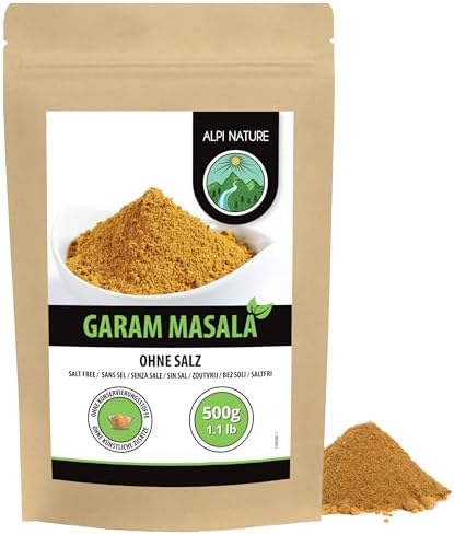 Alpi Nature Garam Masala en Polvo 500g, Condimento de Pollo Tikka...