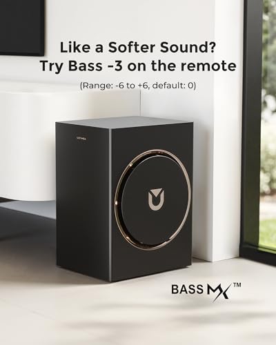 Image of ULTIMEA 5.1.2ch Dolby Atmos Sound Bar for Smart TV, Surround Sound System for TV with 2 Rear Speakers, Soundbar for Home Theater, Bluetooth 5.4, HDMI eARC, Skywave F40
