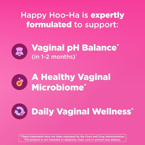 OLLY Happy Hoo-Ha Capsules, Probiotic for Women, Vaginal Health and pH Balance, 10 Billion CFU, Gluten Free - 25 Count - Thumbnail 3