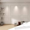 Pangda Peel and Stick Wall Molding Kit, 3D Premade Accent Molding ...