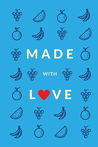 Made With Love (Blank Recipe Book): Blue Raspberry, Premium Blank Cookbook, 150 Pages (Cooking Gifts) image 3