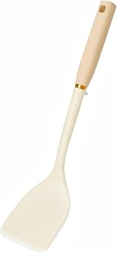 Armrous 14-inch Solid Silicone Spatula Turner, Long handle Non Stick Spatulas for Cooking, Large Rubber Flippers Spatula Heat Resistant Kitchen Utensils, Ideal Cookware for Fish, Eggs, Pancakes.