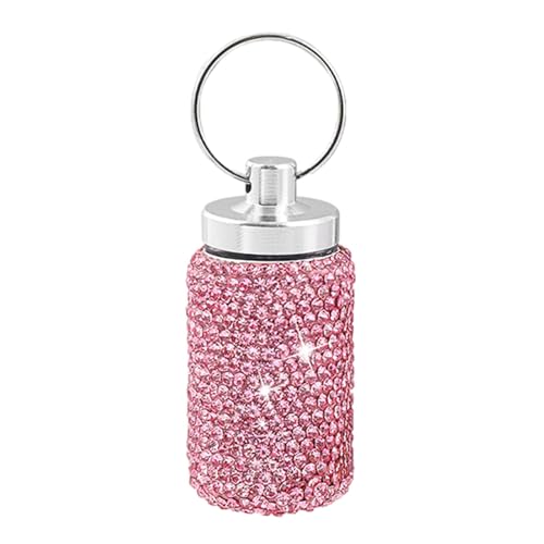 錠剤キーホルダー、錠剤容器キーホルダー - キーホルダートラベルピルコンテナ,アウトドアキャンプ旅行用防水ピルオーガナイザー、男性と女性のためのポータブルピルケース