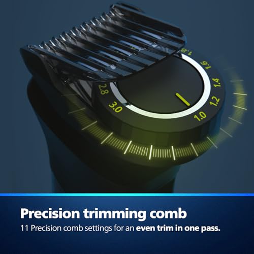 Philips India's No.1 Men's Trimmer| Patented Twin Trim Blades I Precision Trimming, 13-in-1 Modern Man Kit -Face, Body & Private Parts I 3 Year Warranty I120Min Runtime I 5 min Quick Charge MG7920/65 (Image - 5)