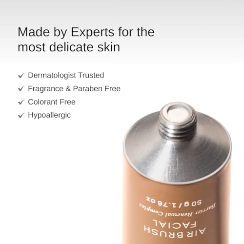 Image of The Formularx Air Brush Facial - All In One Lactic Acid Serum + Glowing & Brightening Serum For Instant Radiance, Removes Dullness, and Smoothens Texture + For All Skin Types (50 g)