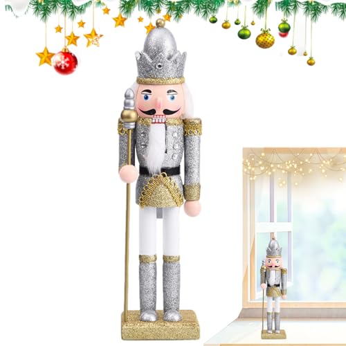 Casse-noisette en bois 30cm pour table de Noël