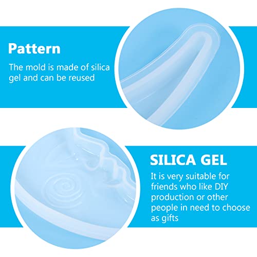 Angoily 6 peças molde diy epóxi lua resina ornamento em forma de artista decoração decorativa artesa