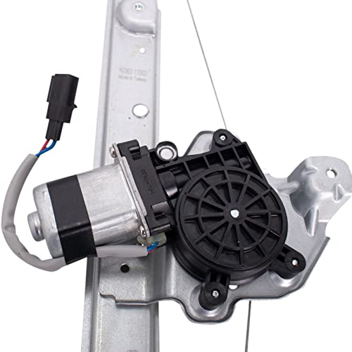 Image of TRQ Rear Right Power Window Regulator & Motor Assembly Passenger Side Compatible with 2005-2010 Chrysler 300 2006-2010 Dodge Charger 2005-2008 Magnum