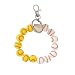 tenghong2021 Baseball Softball Charm Keychains Wooden Key Ring Bracelet Wristlet Sports Athletes Homecoming Gift Women -Style A