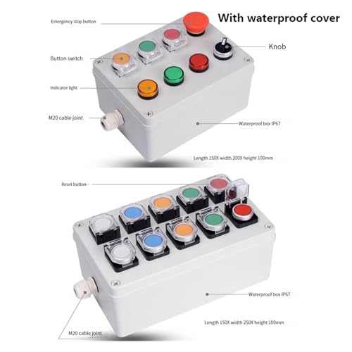 Boîte de commande pour réservoir d'eau avec arrêt d'urgence - 2
