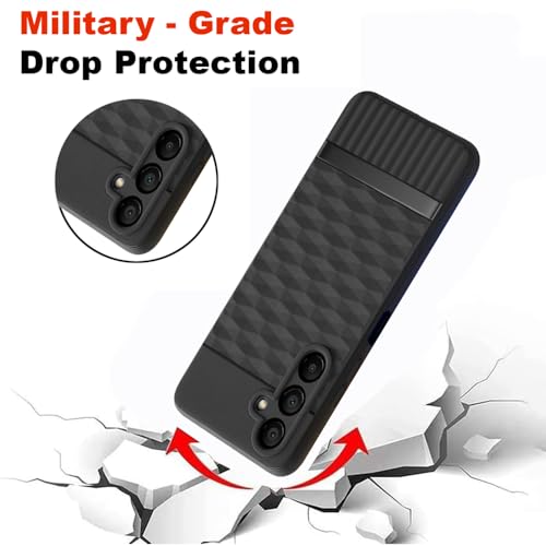 Image of Shockproof Case for Samsung Galaxy F15 5G / M15 5G | Full Camera Protection | TPU Flexible Back Cover for Samsung Galaxy F15 5G / M15 5G (Matte Black)