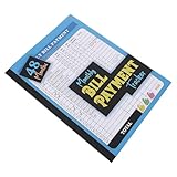 Ciieeo Monatliches Rechnungsverfolgungsbuch Budget Tracker Notizbuch mit 48 monats Planer Blauer Finanzplaner für Persönliche Ausgaben und Schuldenmanagement