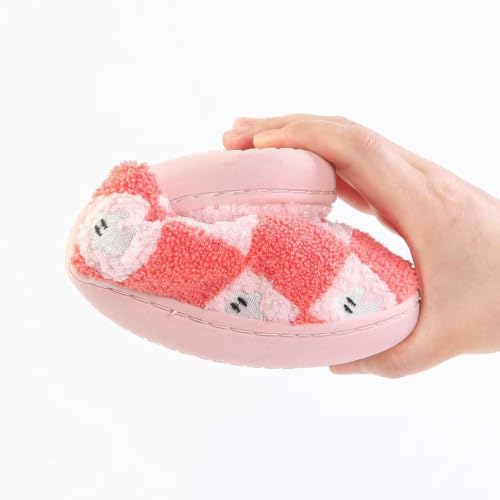 Image of Halloween Pumpkin Slippers for Womens Mens Cute Cartoon Slippers Plush Warm Memory Foam Shoes