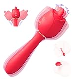 Cacuola Vergrößerte Echtheitszunge Vibrator Dildo, 360° Biegbar Sex Spielzeug für die Frau Paare, 9 Vibration für Frauen, Verbreitert Kopf G Vibratorensets für Frauen, sex spielzeug für die frau