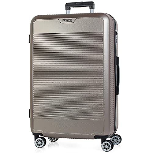 ITACA - Maleta de Viaje Grande rígida 4 Ruedas Trolley 76 cm...