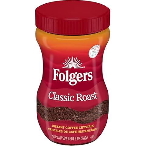 Folgers Classic Roast Instant Coffee, 8 Ounces Cover