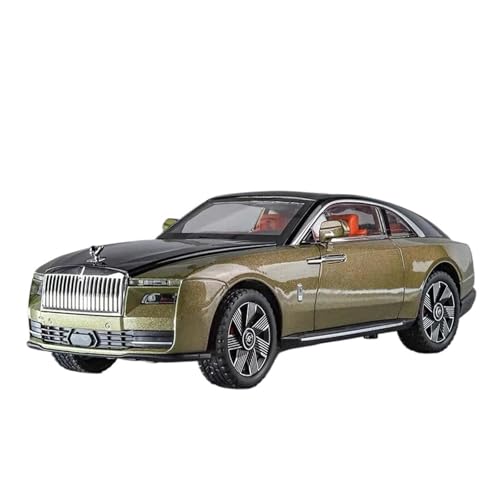 Modelo de coche Rolls Royce Spectre escala 1:24 marrón