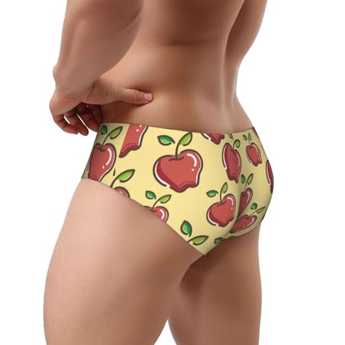 Apple Men's Underwear Briefs Coverd Waistband Silky Touch Underwear3