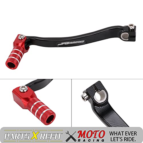 Jfg Racing Dirt Bike Shift Lever Motorcycle Folding Shift Lever Gear Shift Lever Shifter Compatible To Xr250R 1996-2004 96-04 96 97 98 99 00 01 02 03 04 Xr 250R Red #TOP4