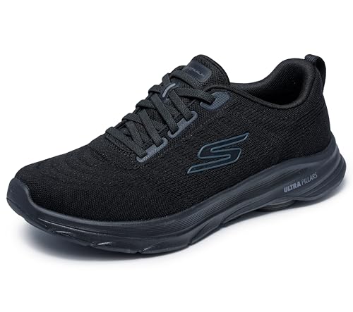 Image of Skechers Men's Go Walk 8 Day | Air-Cooled Goga Mat Insole, Ultra Go Cushioning, Dual-Density Outsole, Bungee Laces, Machine Washable