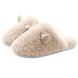 Zapatillas de piel para mujer, color rosa, 40, de peluche, cálidas, de piel de cordero, pantuflas cómodas, pantuflas de estar por casa 38, pantuflas de verano, pantuflas de invierno para mujer, de felpa. 