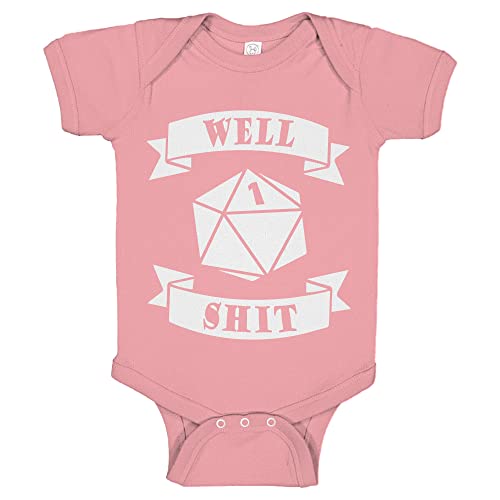 Image of Baby Romper Well Shit DND Tabletop Dice Game 100% Cotton Infant Bodysuit