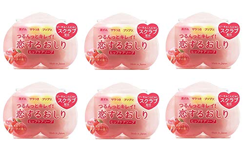 ペリカン石鹸 恋するおしり ヒップケアソープ 石鹸 80g×6個のサムネイル