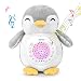 Samxic Baby Shower Gift - White Noise Sound Machine, Sleep Soother, Baby Sound Machine with Sleep Aid Night Light, Lullabies & Timer Setting (Penguin)