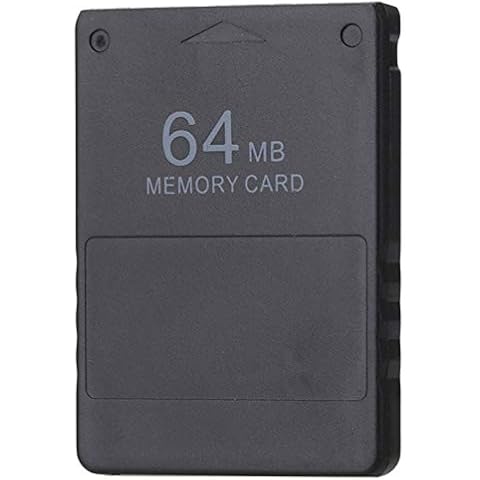 Gamer Gear 64MB High Speed Memory Card for Sony Playstation 2 PS2 Black Cover