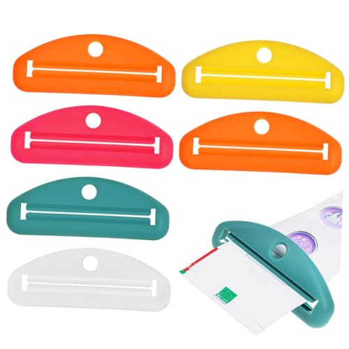 HOMOCONO Toothpaste Squeezing Tool Clip Dispenser Plastic Material Versatile for Face Wash Hand Cream