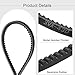 uxcell 2pcs 3VX430 Rubber V-Belt, Raw Edge Cogged Industrial V Belt 43