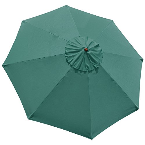 Yescom 10' Umbrella Replacement Cover Top 8 Rib Deck Outdoor Canopy Garden Beach Patio Pool Color Optional