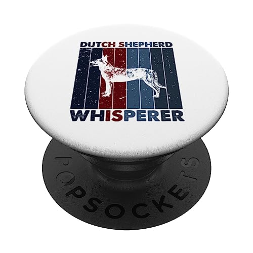 Cane Papà Mamma Whisperer - Dutchie Vintage Olandese Pastore PopSockets PopGrip Intercambiabile