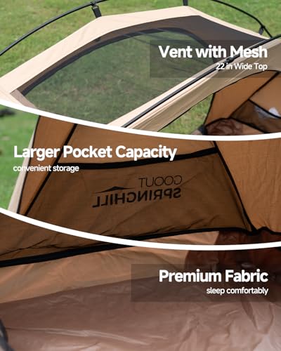 Carpa para mochilero para 1 persona liviana miniatura 4