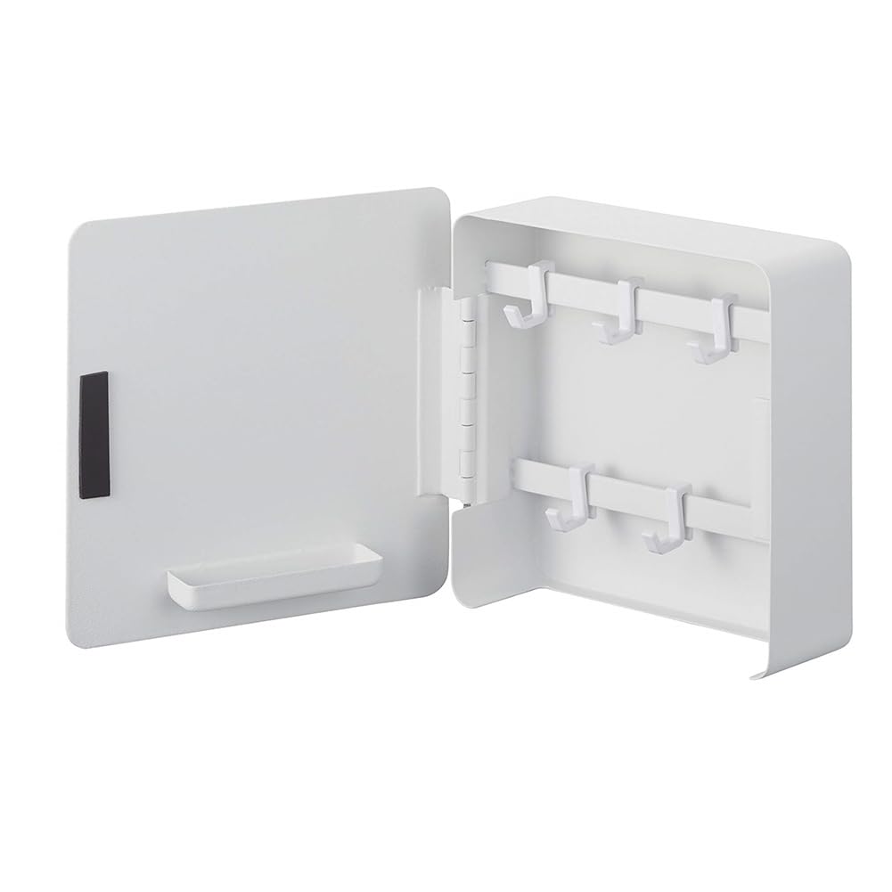 CTRLZS Wall-Hung Porch Key Rack Magnet Rack Key Cabinet Keychain Holder Organizer White