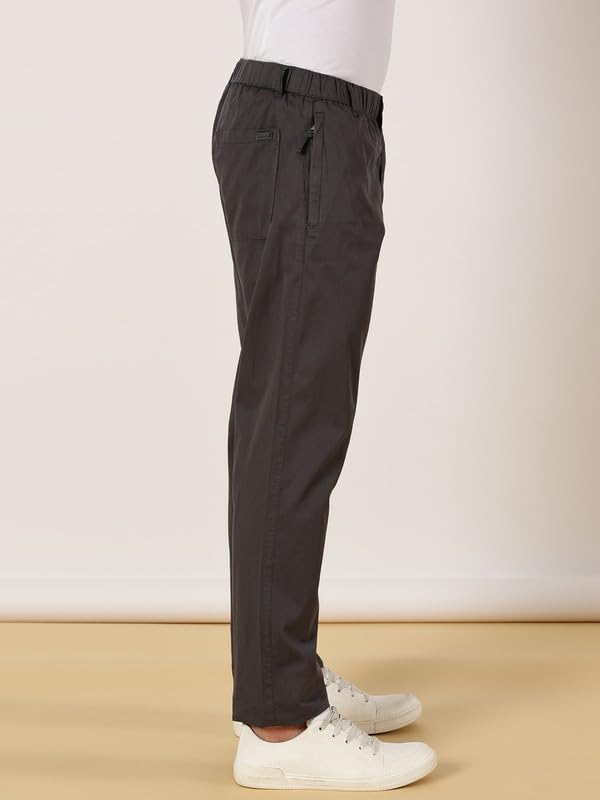 Image of BEEVEE Solid Lounge Wear Bottoms for Men