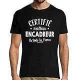  Planetee T-Shirt Homme Eboueur Meilleur de France