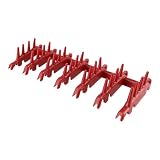 sparefixd Supporto in vetro rosso con punte in gomma per lavastoviglie AEG