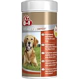 8in1 Multivitamin Tabletten Senior - zur Nahrungsergänzung bei älteren Hunden, 1 Dose (70 Tabletten)