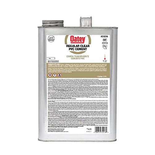 Oatey 31016 Gallon PVC Regular Clear Cement miniatura 1