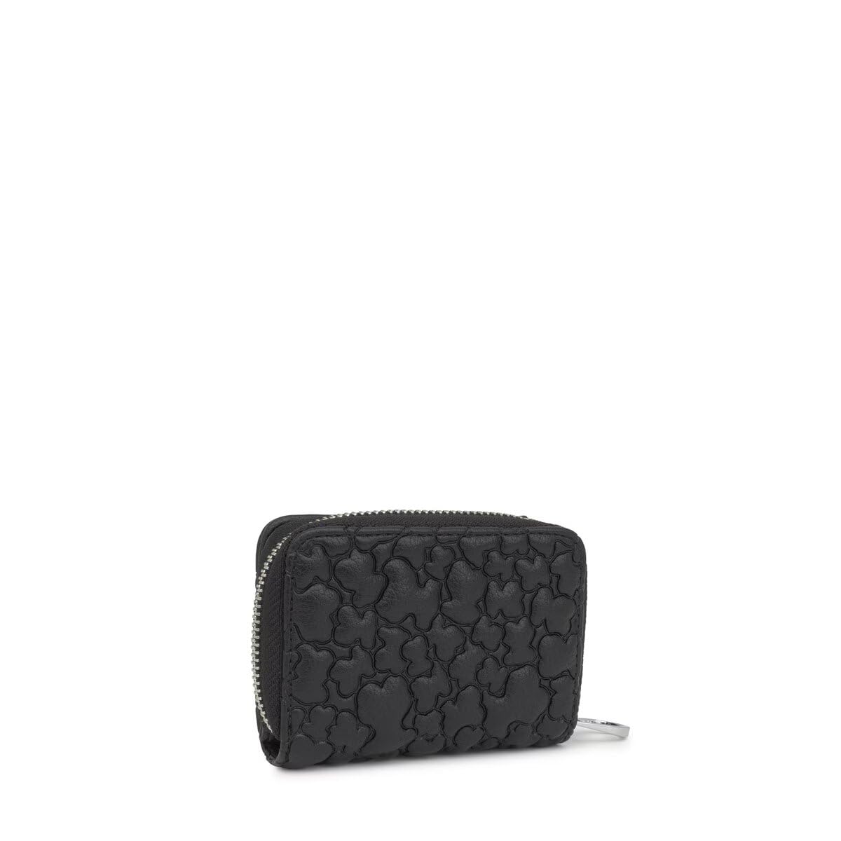 Tous Cartera Negra, para Mujer, Medidas 8 x 10,5 x 2,5 cm, Colección Puffy Bear