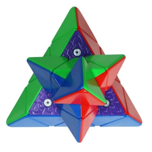 Image of MoYu WeiLong Pyraminx Magnetic Speed Cube | MagLev Technology, Dual-Adjustment Core & 5 Magnet Strength Settings | Premium Light & Fast Turning Pyraminx