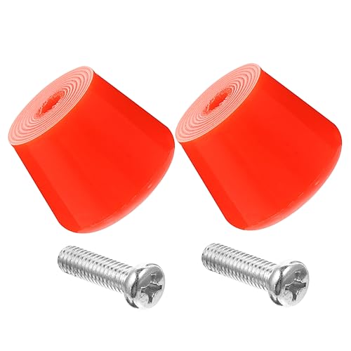 POPETPOP 4pcs Roller Skate Brakes Roller Skate Stoppers Red Skates Brake Plugs Roller Skates Braking Tool Roller Skating Brake Inline Skate Brake Roller Skating Stoppers Brake Pads Stops