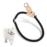 Cómodo de usar: este collar de martingala es liviano, no pondrá mucha carga en el cuello del perro; Mientras tanto, está tejido a mano y bien hecho, cómodo y confiable para que lo use el perro, agradable para evitar que el pelo de la mascota quede atrapado en el collar o evitar que su piel se deshilache
