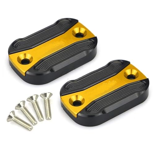 Tapa depósito freno N-max 125 dorado y accesorios de protección para cubiertas de moto