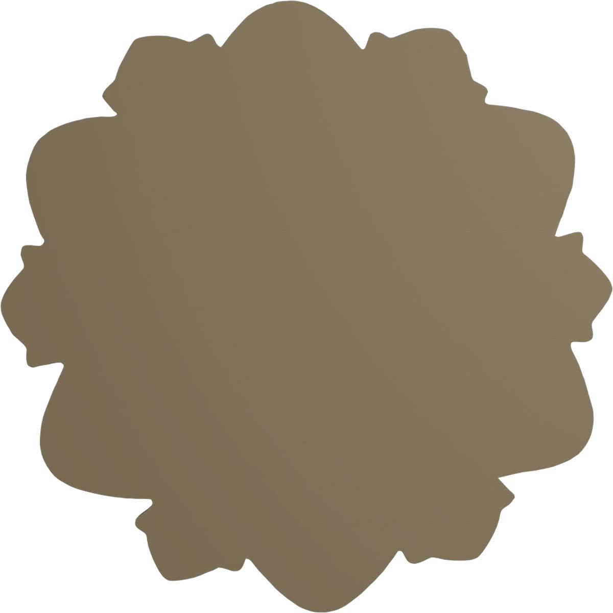 7 5/8"OD x 1"P Emery Leaf Ceiling Medallion, Hand-Painted Stone Hearth Crackle — Amazon image 4