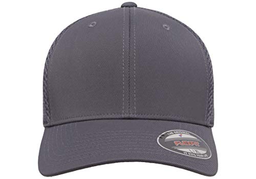 Image of Flexfit Unisex Mesh Fitted 2-Tone Trucker Hat, One Size