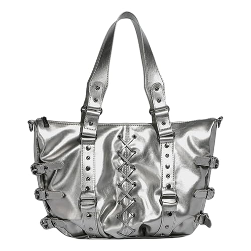 Élégant sac à bandoulière rétro pour moto en cuir PU de qualité