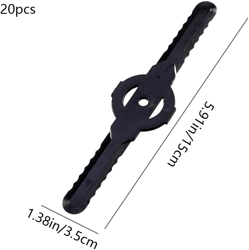Boosichuangw 20 Pcs Grass Trimmer Blades Replacement Lawn Mower Blades
