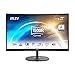 Price comparison product image MSI PRO MP271C 27'' Curved Monitor, Adjustable, 1500R, FHD (1920 x 1080), 75Hz, VA, 4ms, HDMI, VGA, Built-in Speakers, Anti-Glare, Anti-Flicker, Less Blue light, TÜV Certified, VESA, Kensington